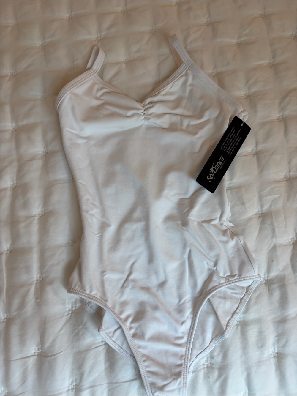 So Danca White Flamma Leotard